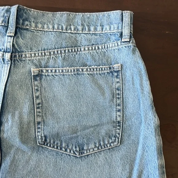 Gap Factory Denim Washwell Mini Skirt Light Wash - Picture 10 of 11